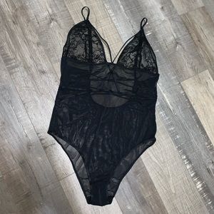 Forever 21 Sheer Material Body Suit